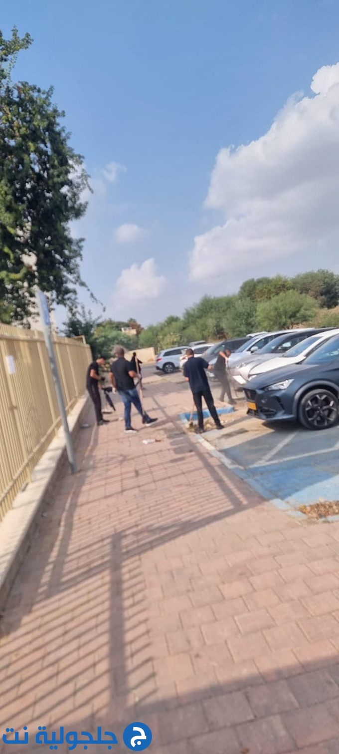 يومًا مميزًا للتطوع بمشاركة جميع الطلاب في مدرسة اورط التكنولوجية العربية الرملة